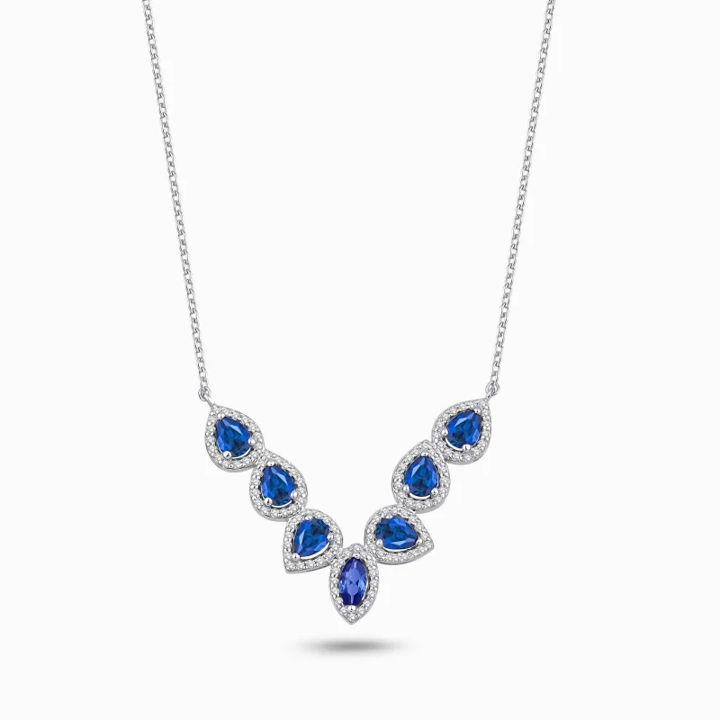 1.51 ct Safir Kolye