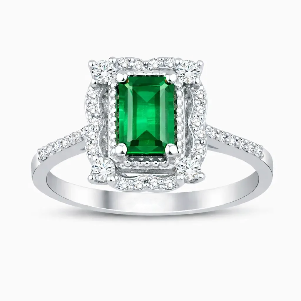 0.75 ct Zümrüt Yüzük