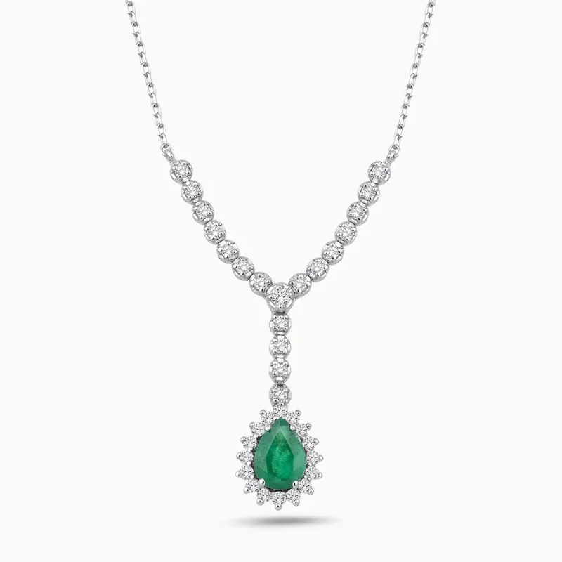 1.17 ct Zümrüt Kolye