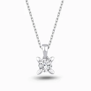 0.30 ct Pırlanta Tektaş Kolye