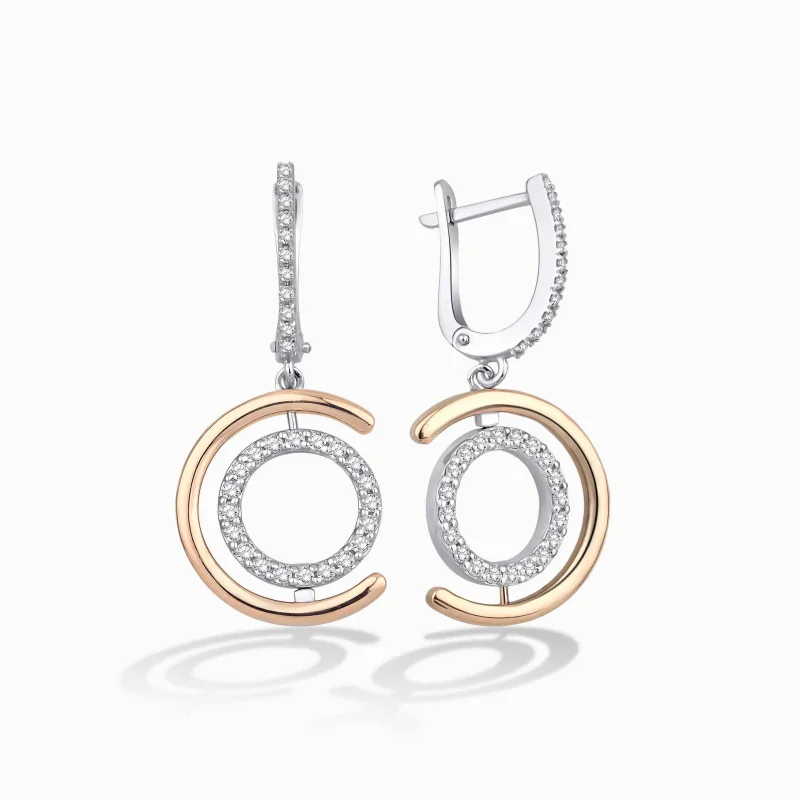 0.46 ct Pırlanta Küpe