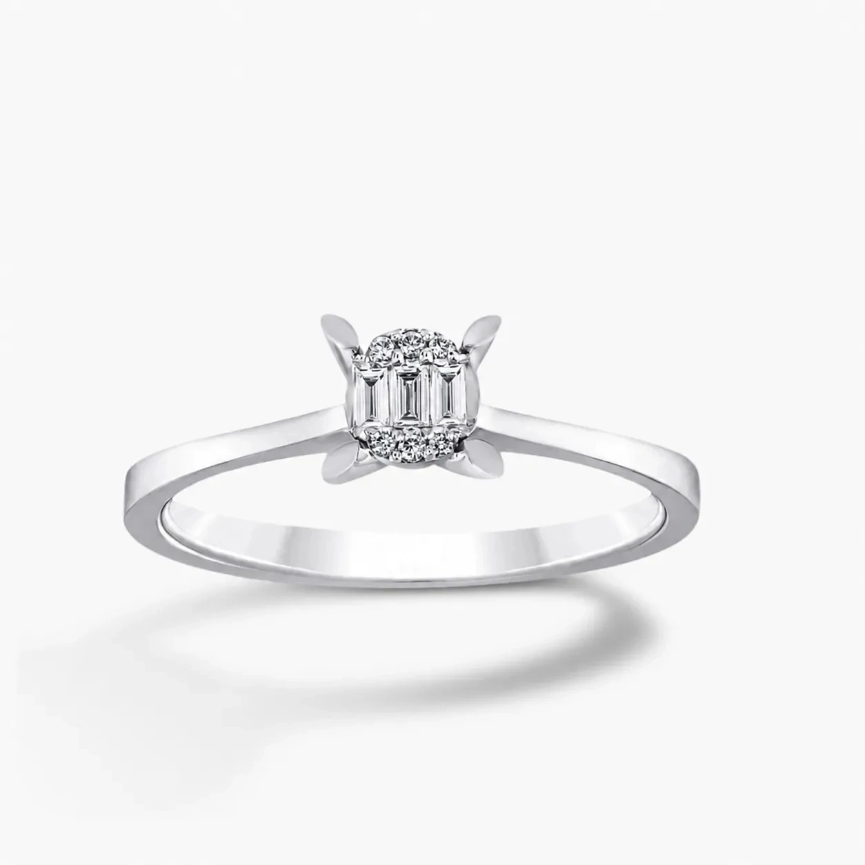 0.10 ct Pırlanta Tektaş Yüzük