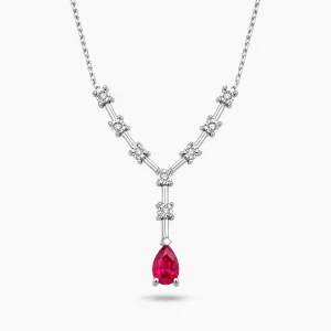 0.69 ct Yakut Kolye