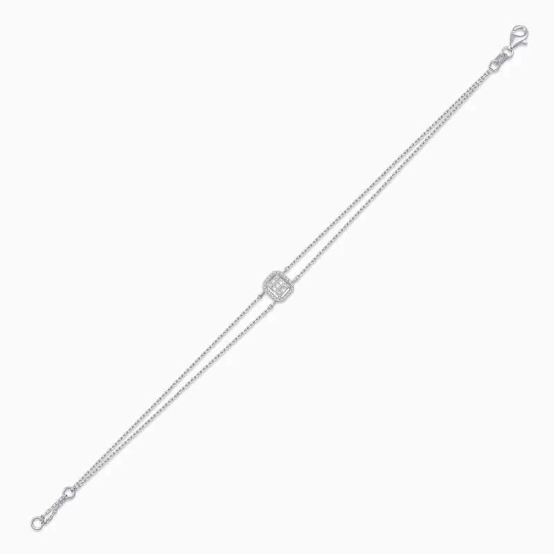 0.13 ct Pırlanta Baget Bileklik
