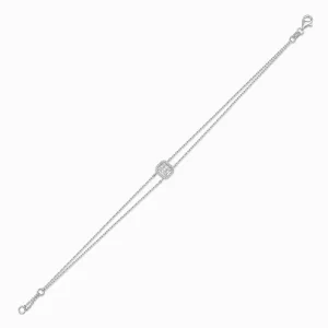 0.13 ct Pırlanta Baget Bileklik