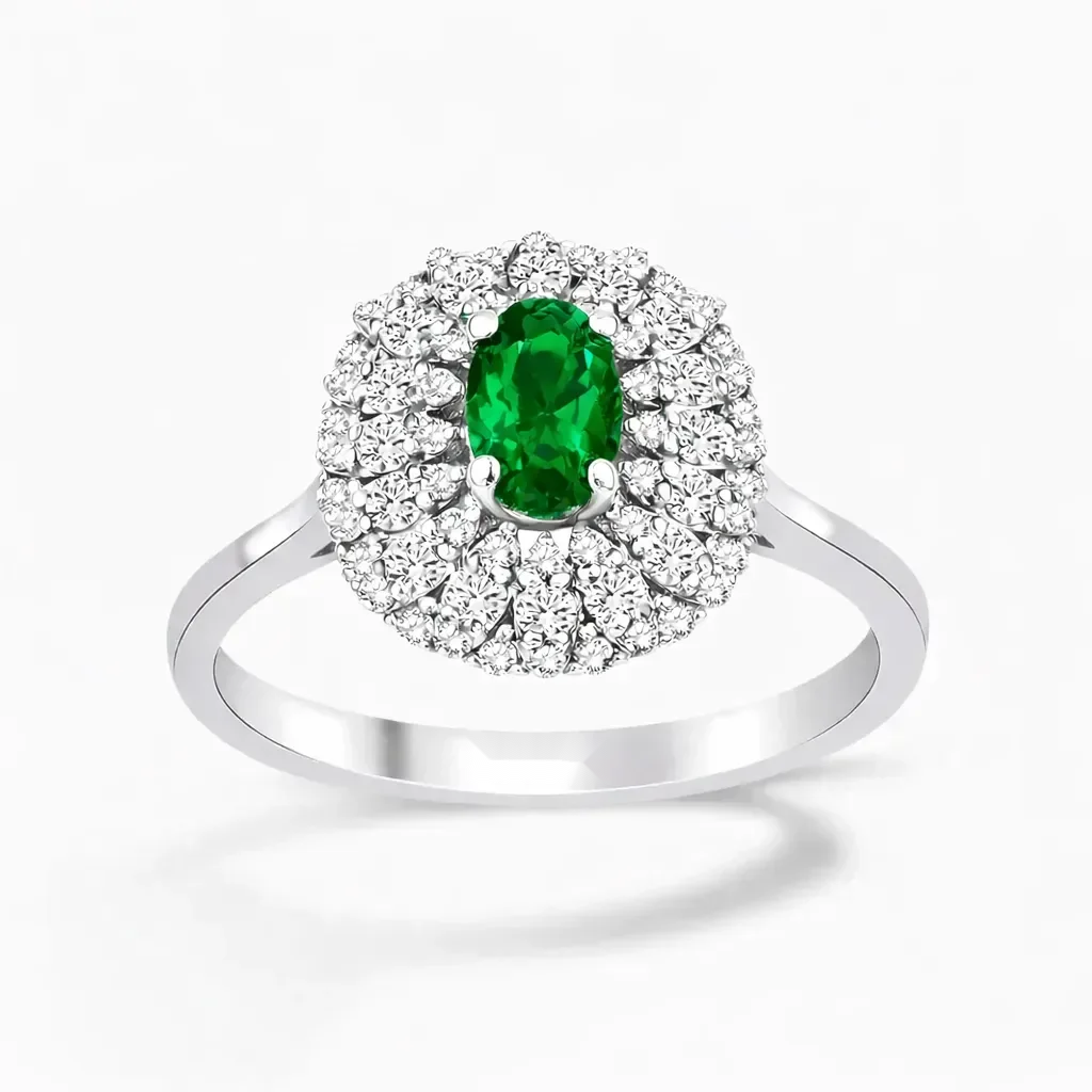 0.80 ct Zümrüt Yüzük