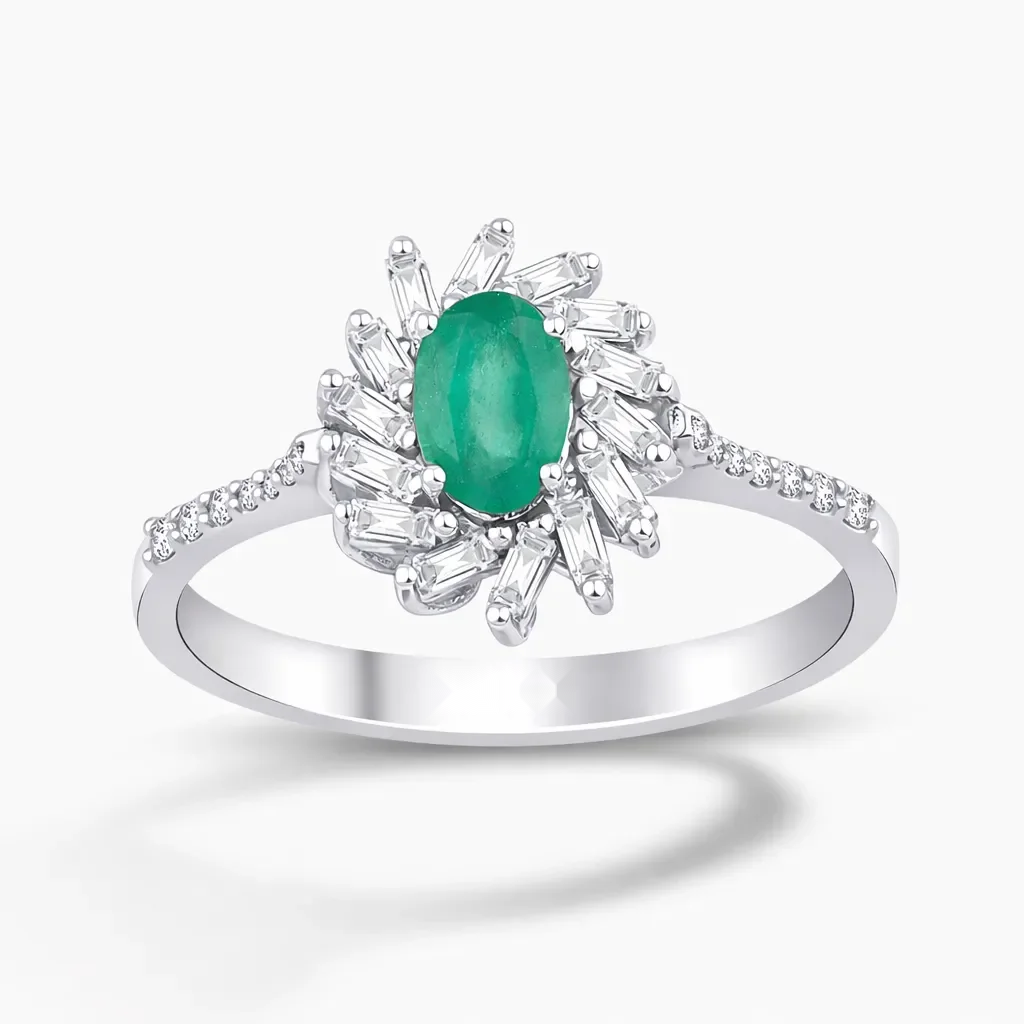 0.62 ct Zümrüt Yüzük
