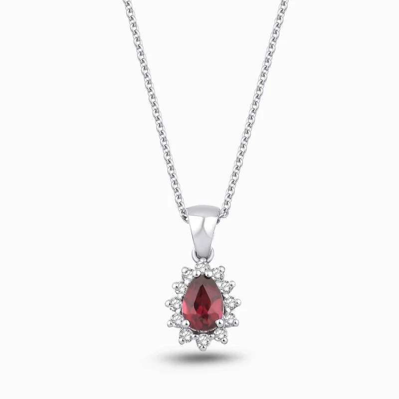 0.58 ct Yakut Kolye