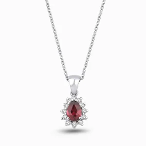 0.58 ct Yakut Kolye