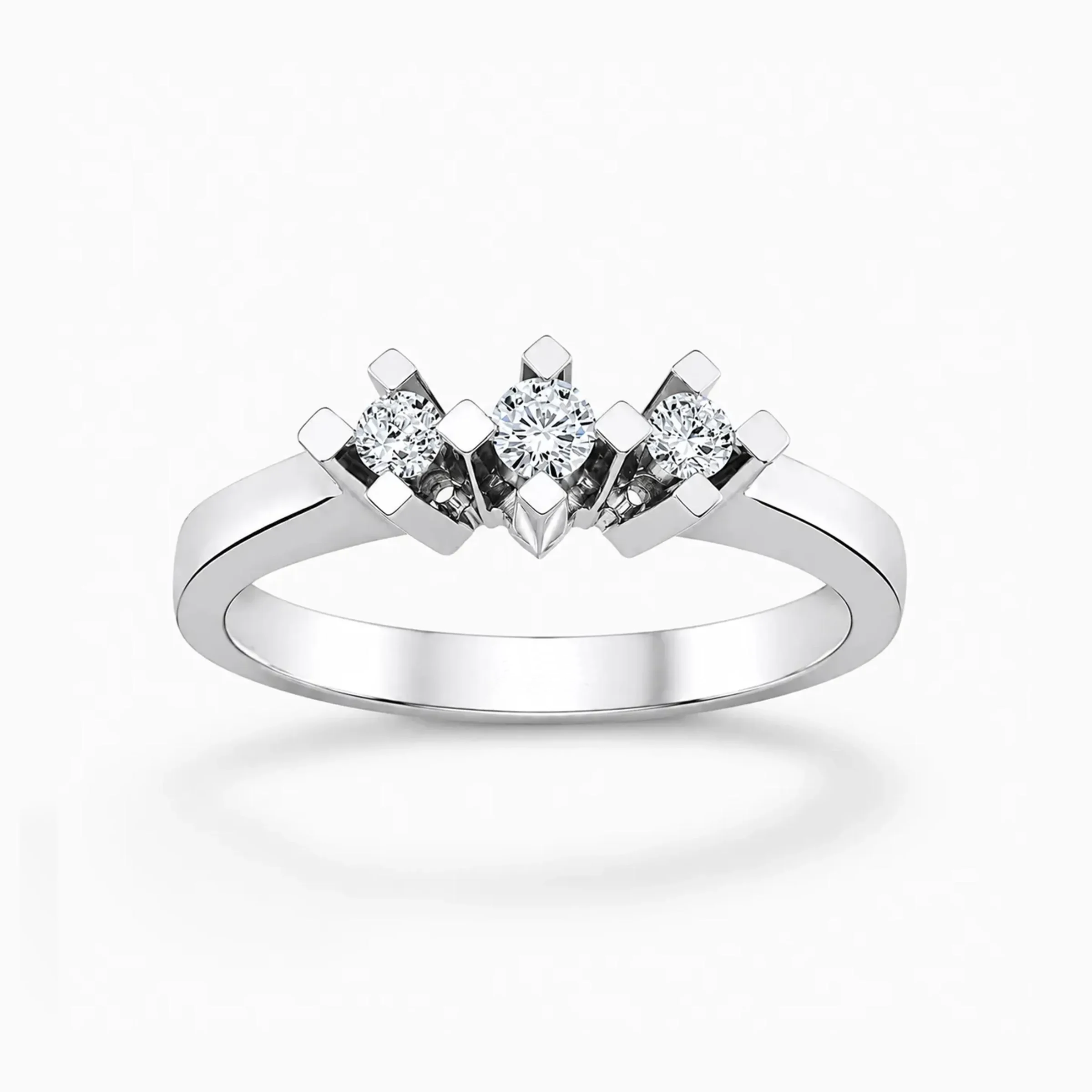 0.18 ct Pırlanta Tria Yüzük