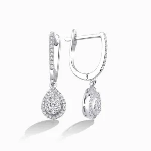 0.44 ct Pırlanta Küpe