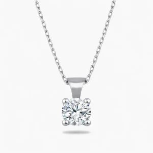 0.25 ct Pırlanta Tektaş Kolye