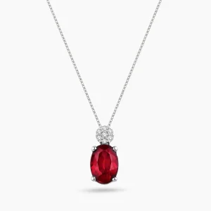 0.55 ct Yakut Kolye
