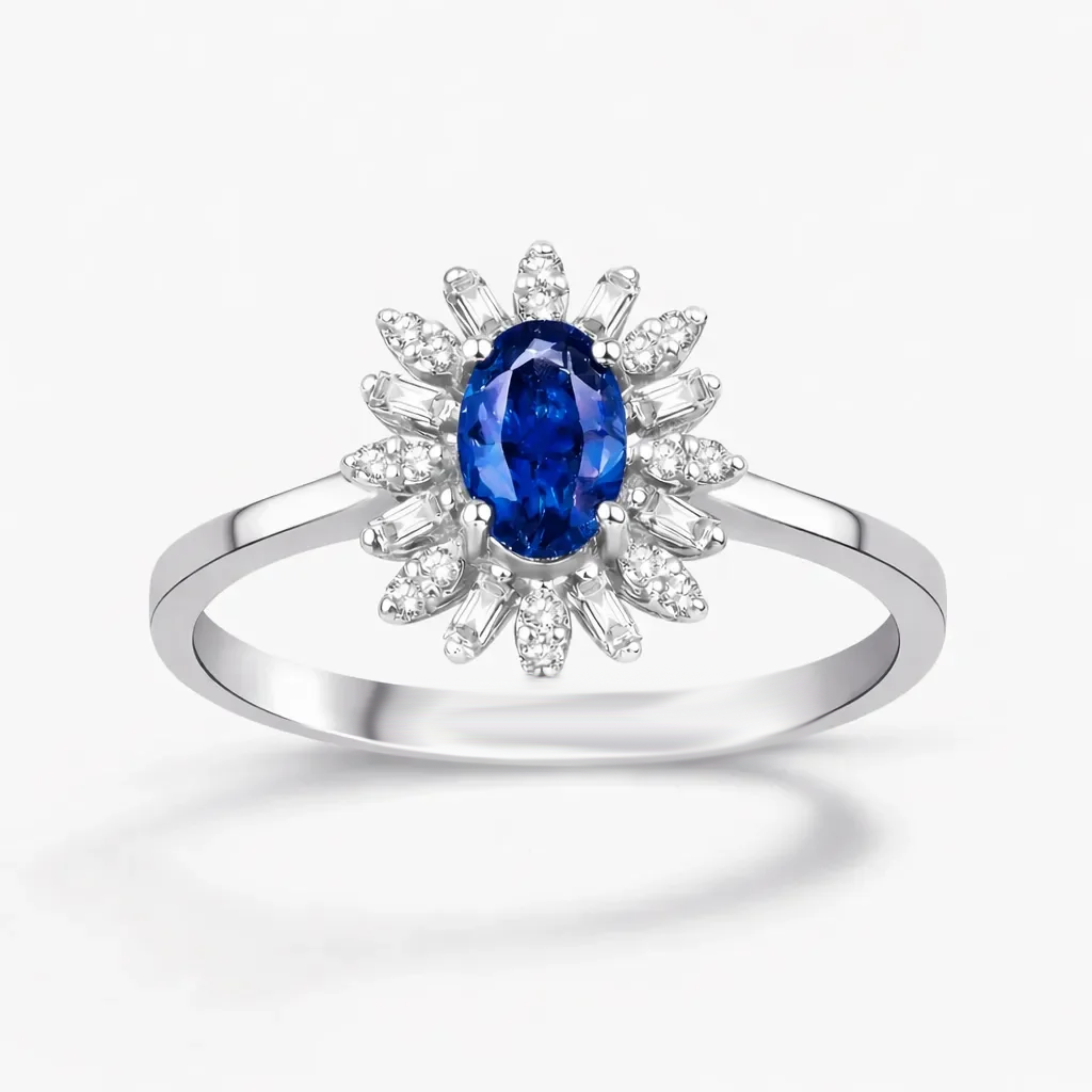 0.64 ct Safir Yüzük
