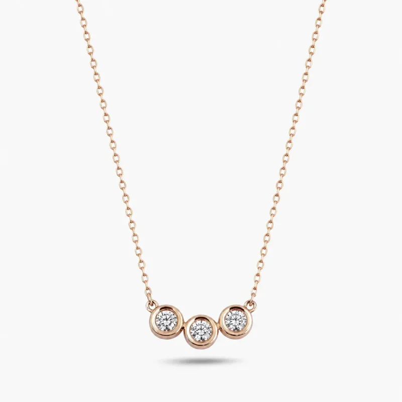 0.15 ct Pırlanta Tria Kolye