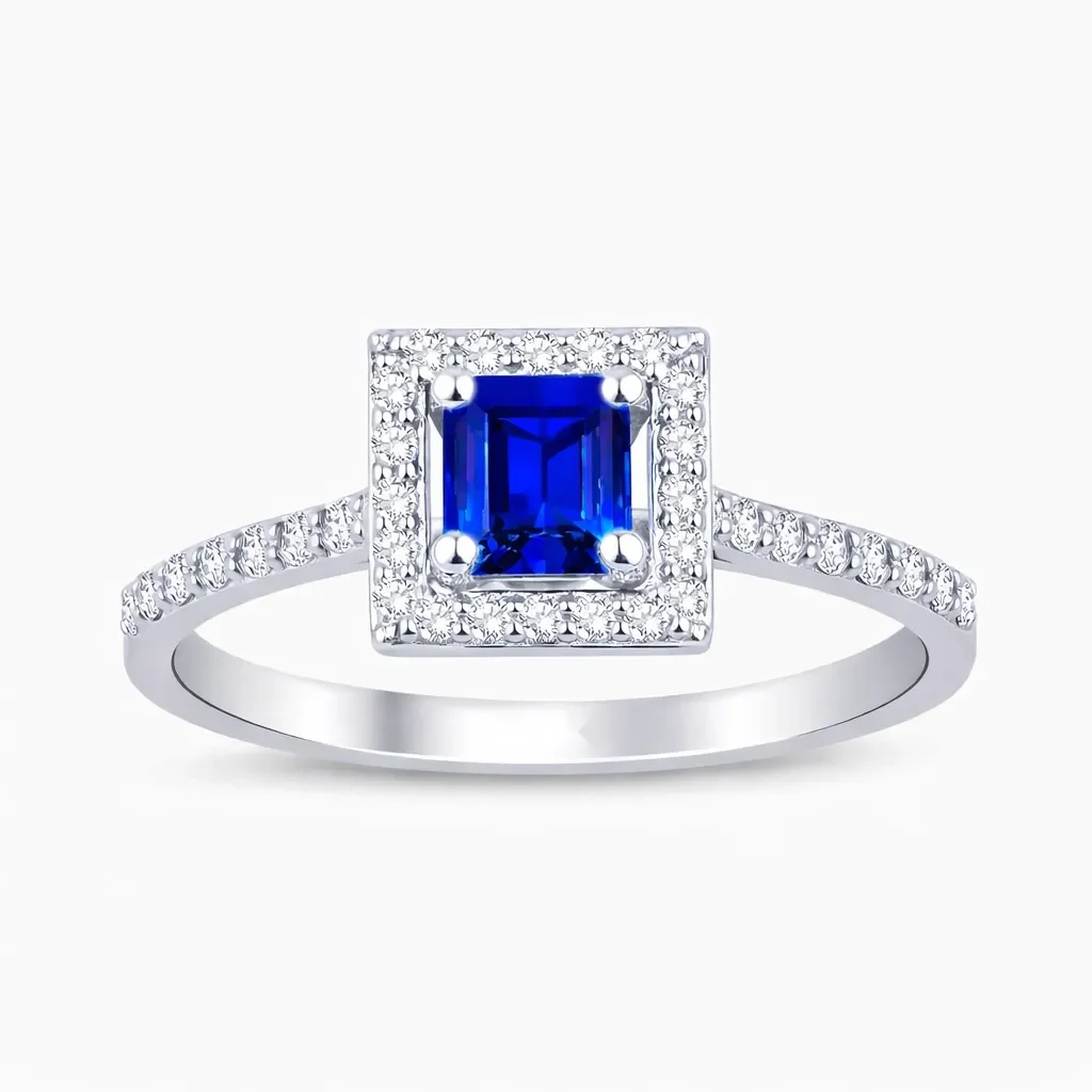 0.87 ct Safir Yüzük