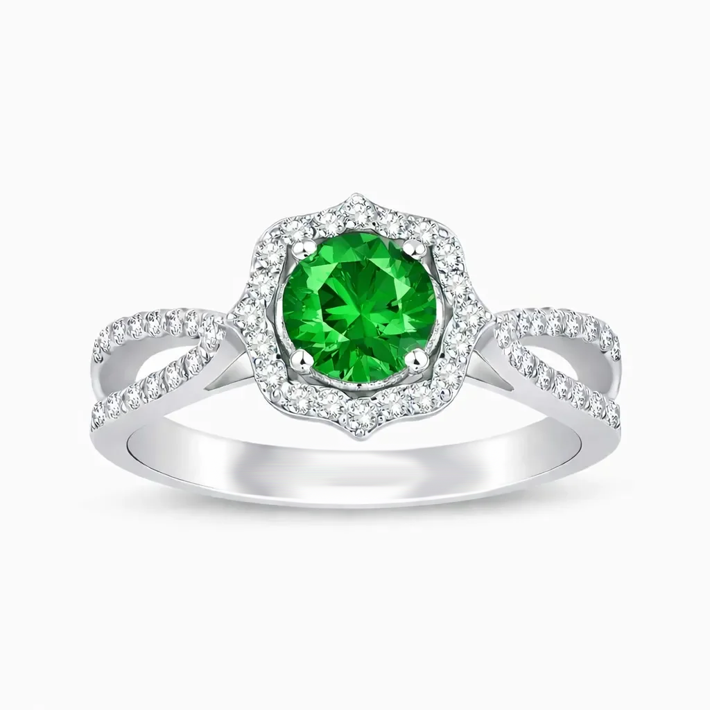 0.70 ct Zümrüt Yüzük