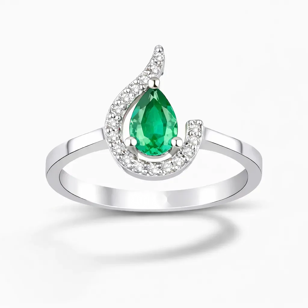 0.49 ct Zümrüt Yüzük