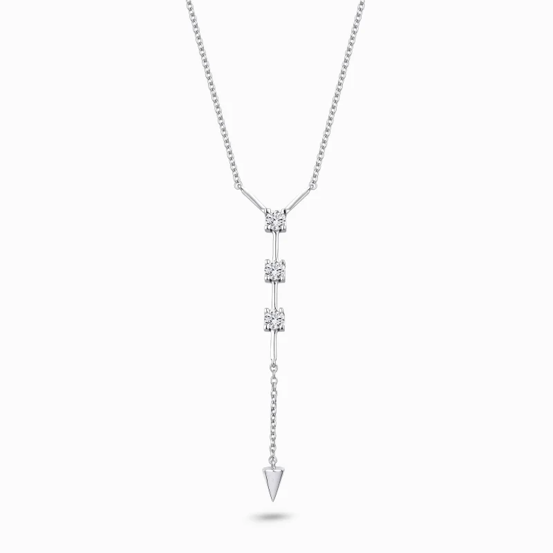 0.43 ct Pırlanta Tria Kolye