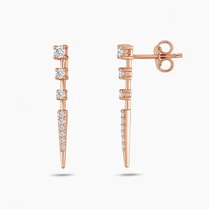 0.31 ct Pırlanta Küpe