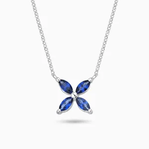 0.39 ct Safir Kolye