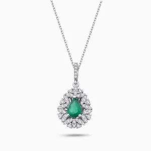 0.97 ct Zümrüt Kolye