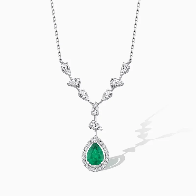 1.02 ct Zümrüt Kolye