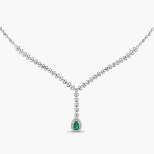 1.70 ct Zümrüt Kolye