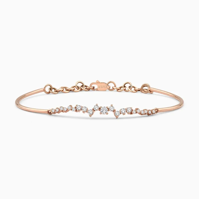 0.41 ct Pırlanta Bileklik — Rose Altın