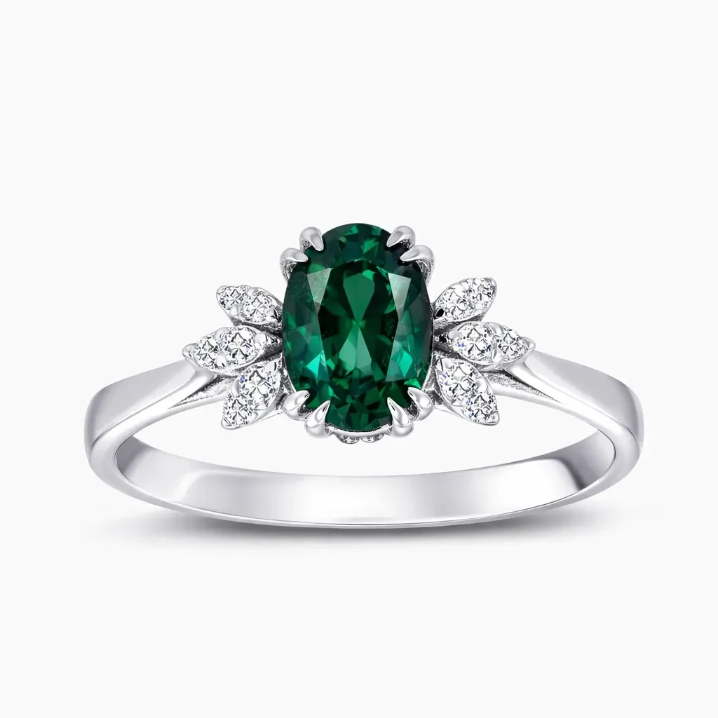 0.79 ct Zümrüt Yüzük