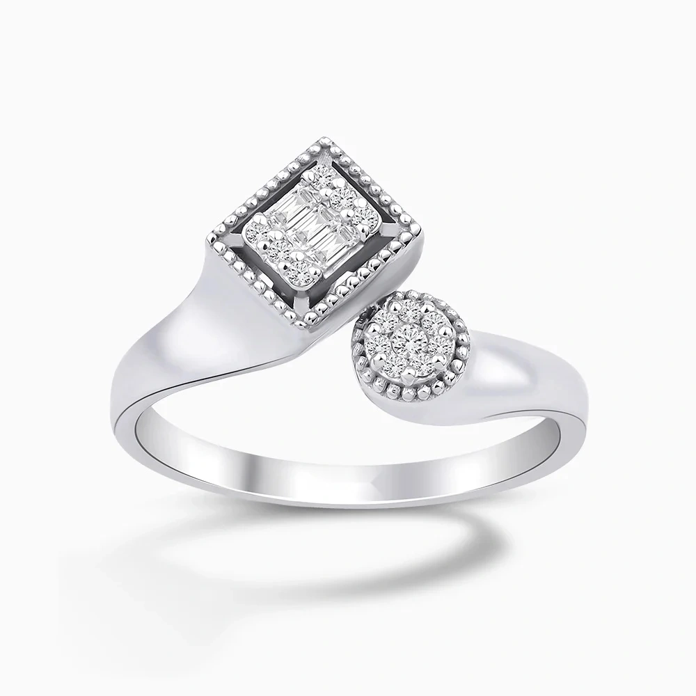 0.12 ct Pırlanta Baget Yüzük