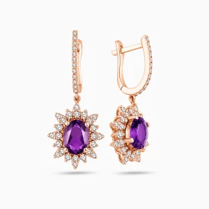 3.65 ct Pırlanta Küpe