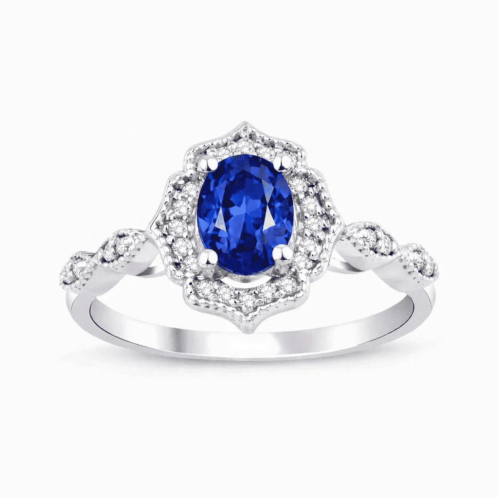 1.03 ct Safir Yüzük