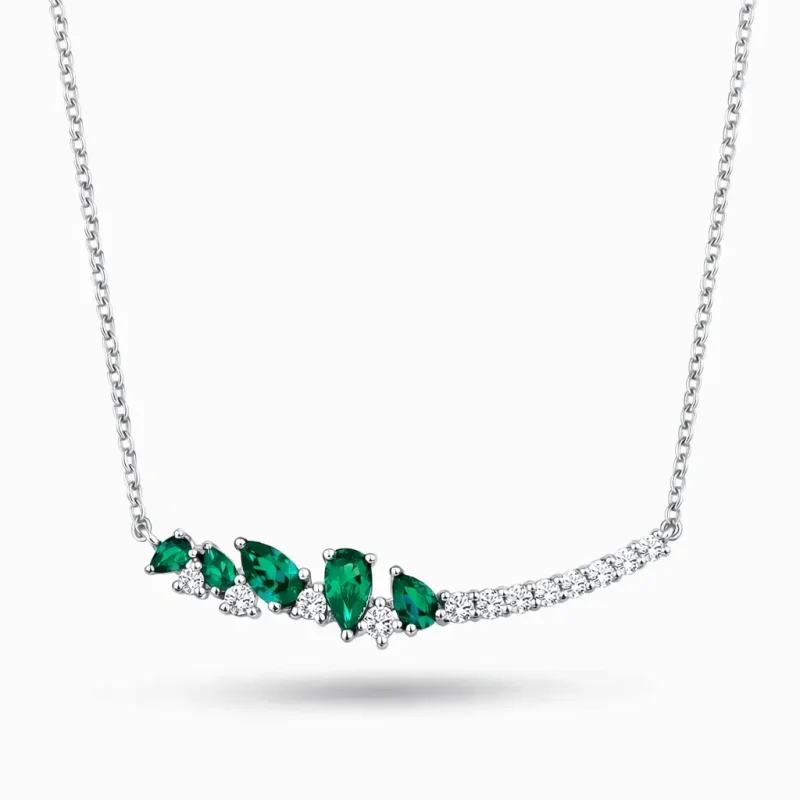 0.82 ct Zümrüt Kolye