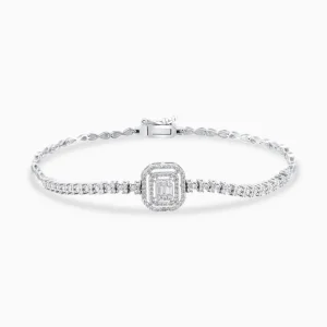 0.84 ct Pırlanta Baget Bileklik