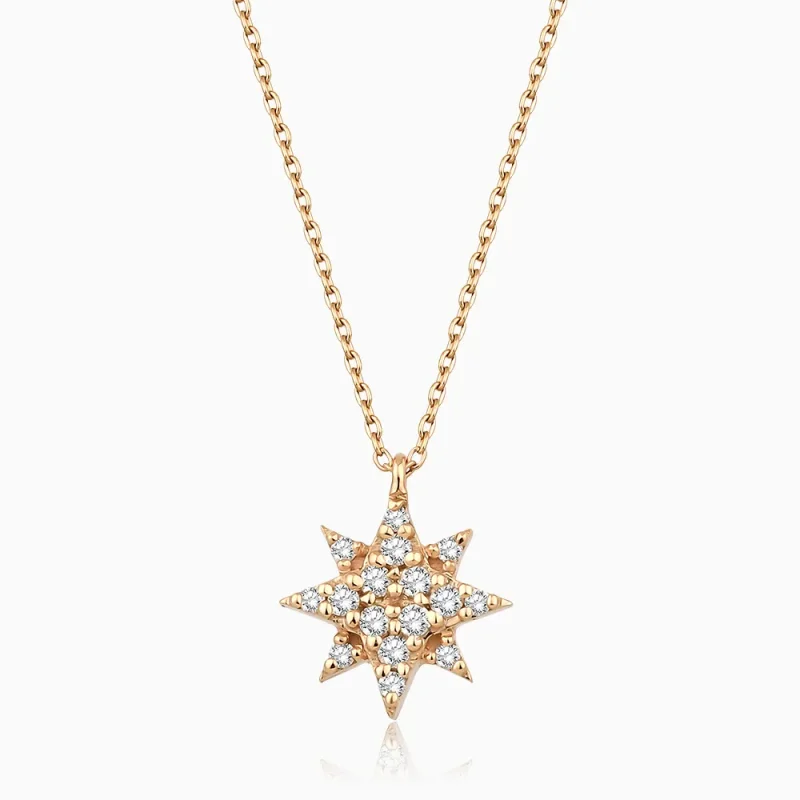 0.10 ct Pırlanta Kolye