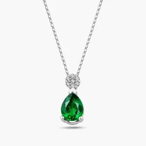 0.55 ct Zümrüt Kolye