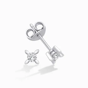0.20 ct Pırlanta Tektaş Küpe