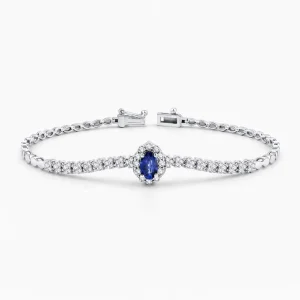 1.10 ct Safir Bileklik