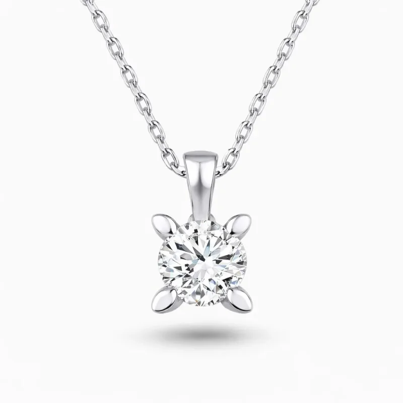 0.55 ct Pırlanta Tektaş Kolye