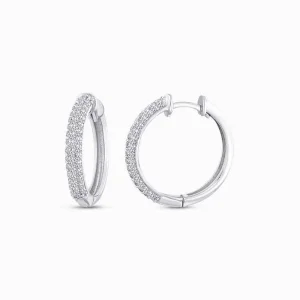 0.39 ct Pırlanta Halka Küpe