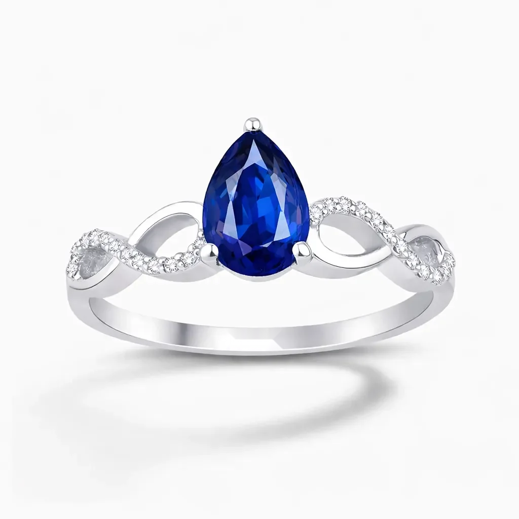 0.62 ct Safir Yüzük