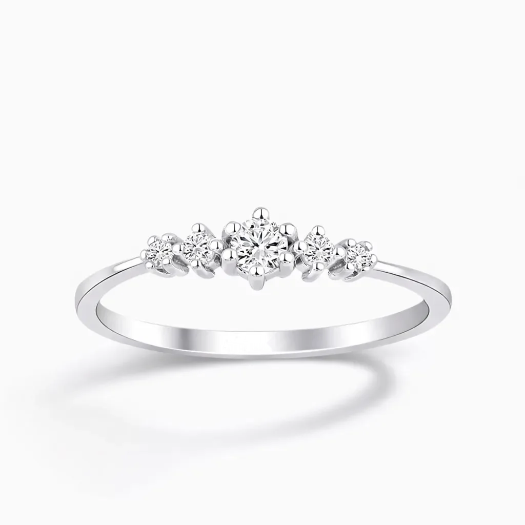 0.20 ct Pırlanta Beştaş Yüzük