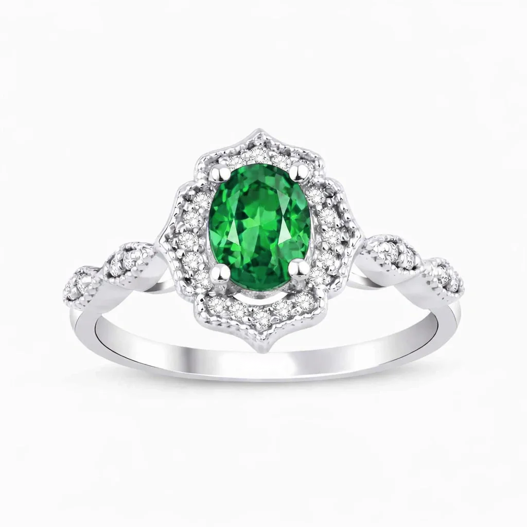 0.75 ct Zümrüt Yüzük