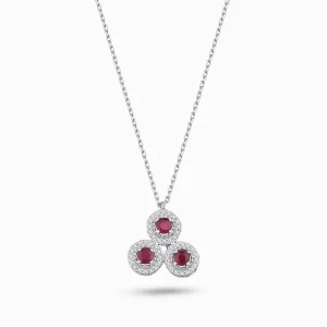 0.59 ct Yakut Kolye