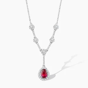 0.99 ct Yakut Kolye