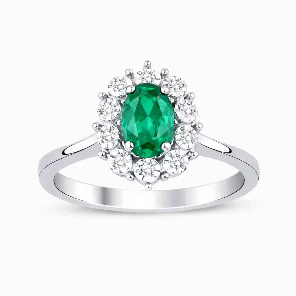 0.45 ct Zümrüt Yüzük