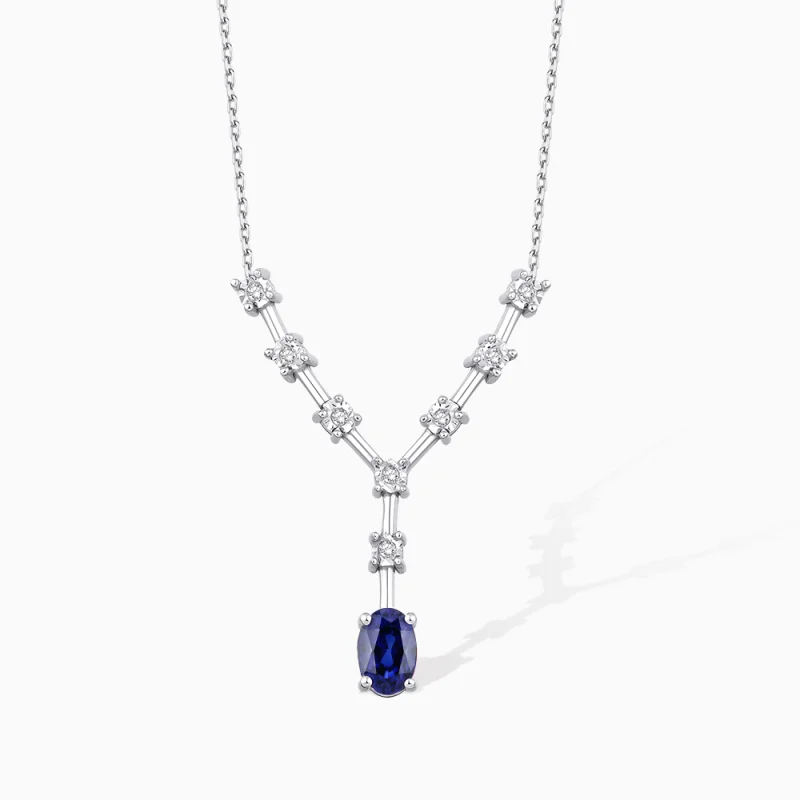0.50 ct Safir Kolye