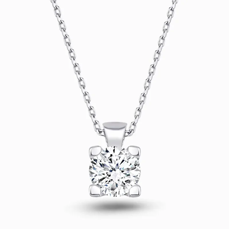 0.60 ct Pırlanta Tektaş Kolye
