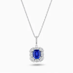 1.83 ct Safir Kolye